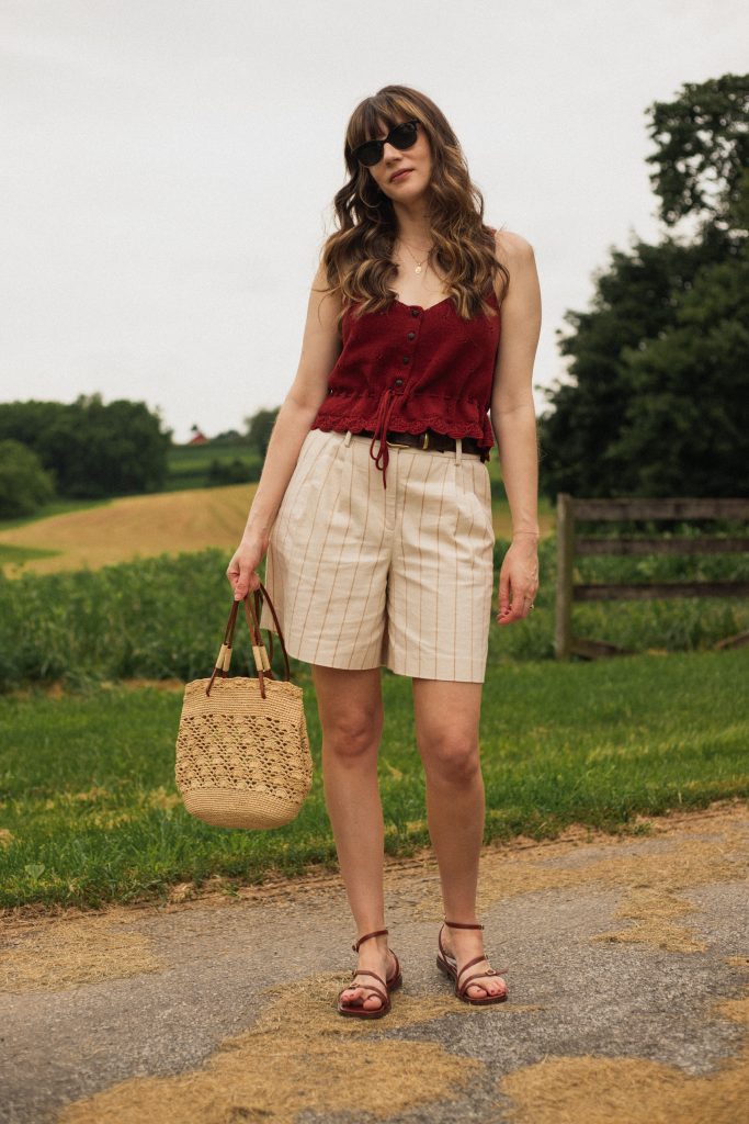 How to style tailored shorts for summer